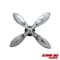 Extreme Max Extreme Max 3006.6545 BoatTector Galvanized Folding Anchor - 3.5 lbs. 3006.6545 - alternate 3